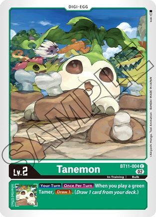 Tanemon (BT11-004) - Dimensional Phase Foil