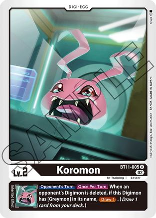 Koromon (BT11-005) - Dimensional Phase Foil