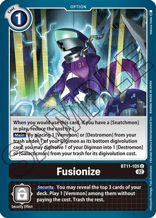 Fusionize (BT11-105) - Dimensional Phase Foil
