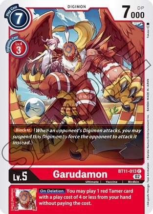 Garudamon (BT11-013) - Dimensional Phase