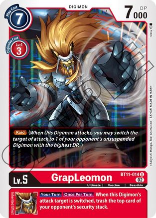 GrapLeomon (BT11-014) - Dimensional Phase Foil