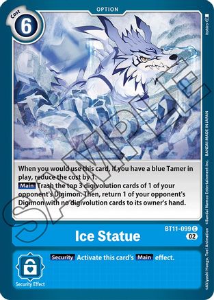 Ice Statue (BT11-099) - Dimensional Phase