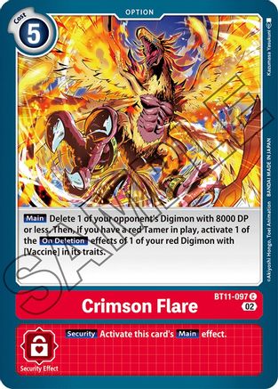 Crimson Flare (BT11-097) - Dimensional Phase
