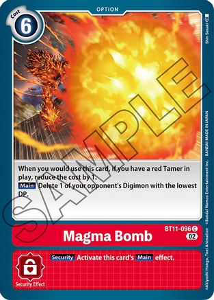 Magma Bomb (BT11-096) - Dimensional Phase Foil