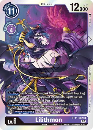 Lilithmon (BT11-087) - Dimensional Phase Foil
