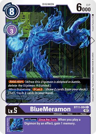 BlueMeramon (BT11-084) - Dimensional Phase