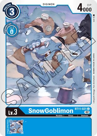 SnowGoblimon (BT11-021) - Dimensional Phase Foil