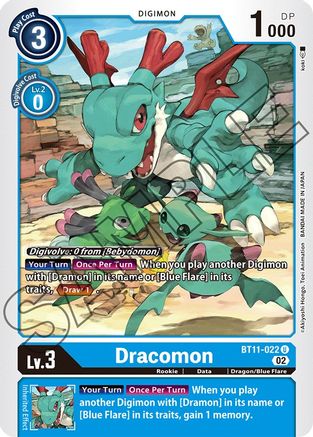 Dracomon (BT11-022) - Dimensional Phase Foil