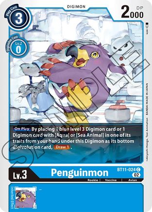 Penguinmon (BT11-024) - Dimensional Phase Foil