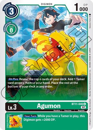 Agumon (BT11-046) - Dimensional Phase Foil