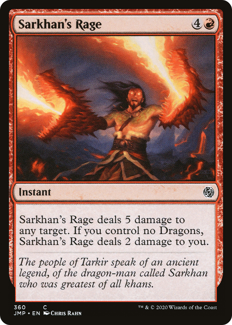 Sarkhan's Rage (JMP-360) - Jumpstart