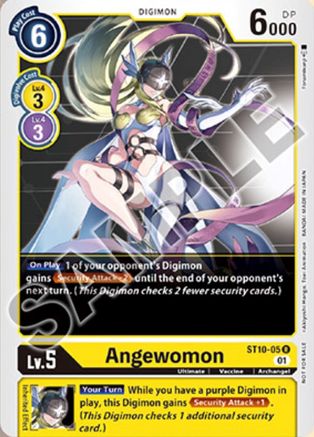 Angewomon (Tamer Goods Set Angewomon & LadyDevimon) (ST10-05) - Starter Deck 10: Parallel World Tactician Foil