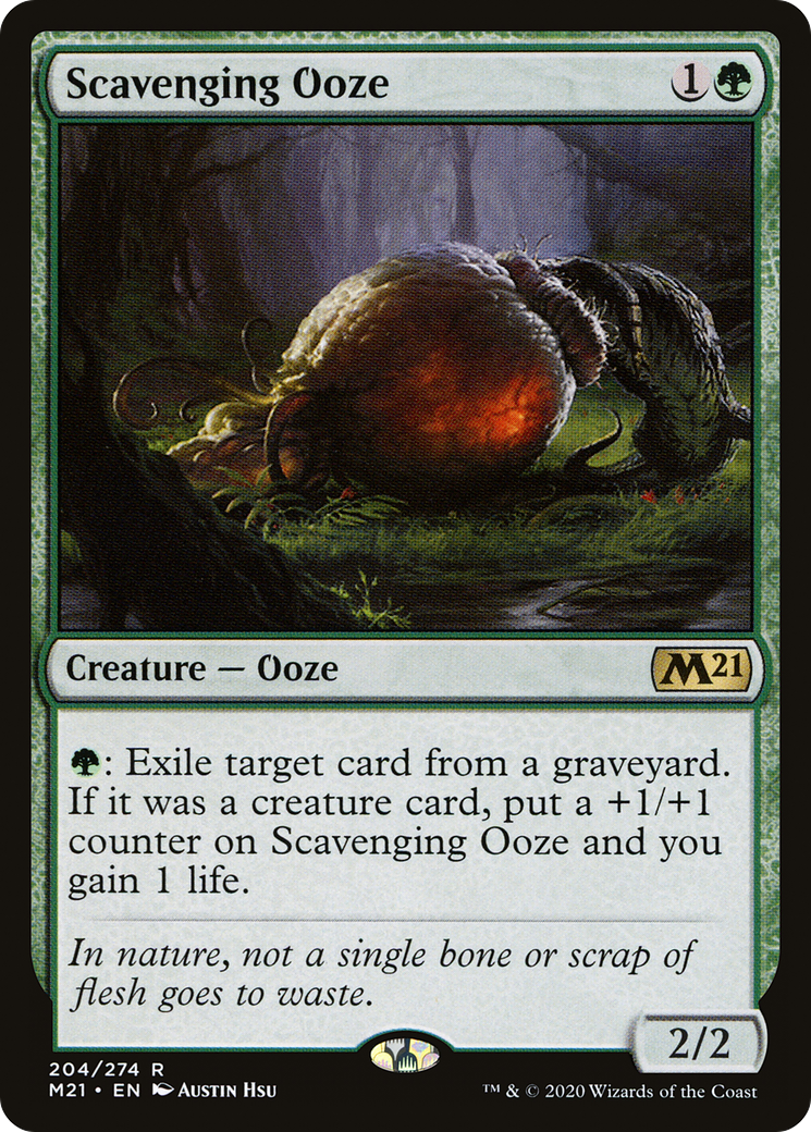 Scavenging Ooze (M21-204) - Core Set 2021