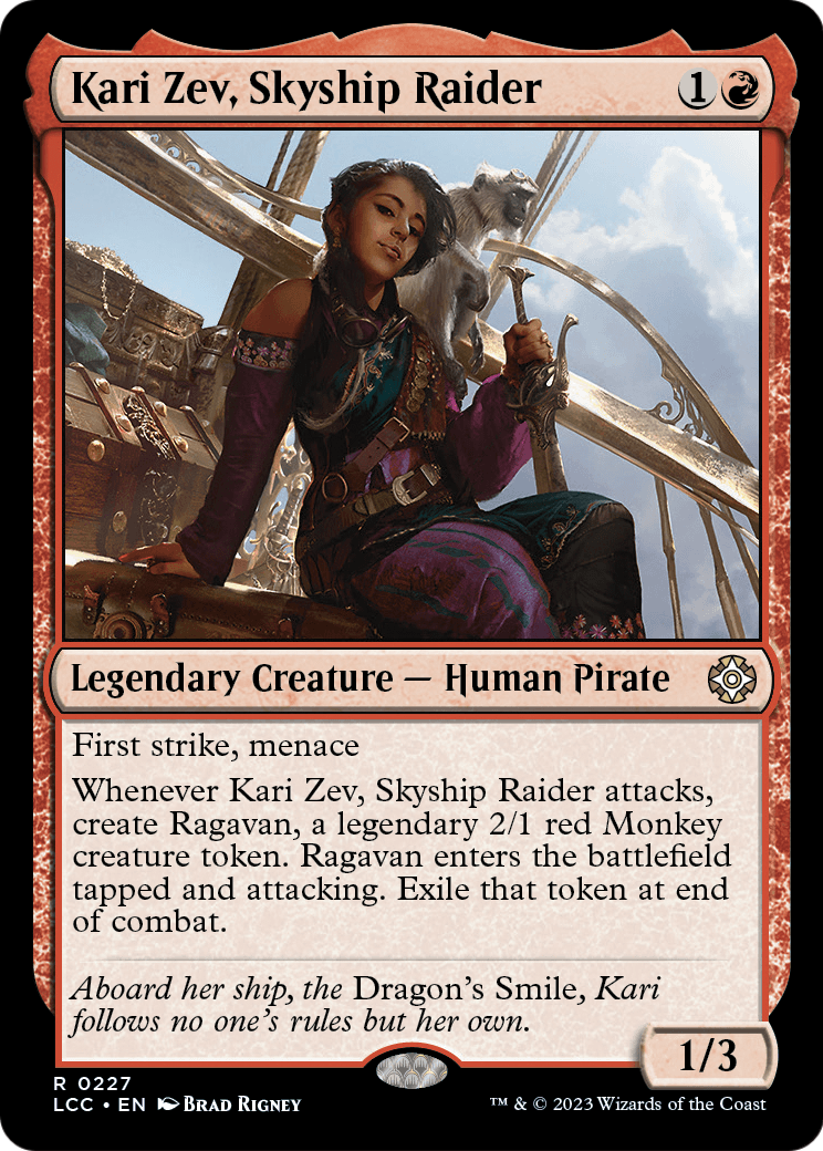 Kari Zev, Skyship Raider (LCC-227) - The Lost Caverns of Ixalan Commander