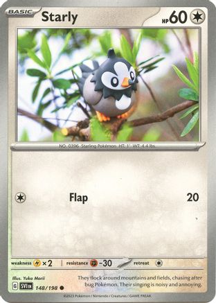 Starly 148/198  SV01 Scarlet & Violet Base Set - Common