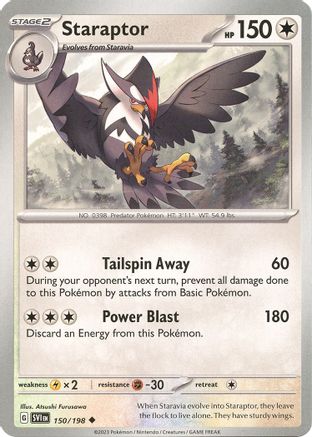 Staraptor 150  SV01 Scarlet & Violet Base Set - Uncommon