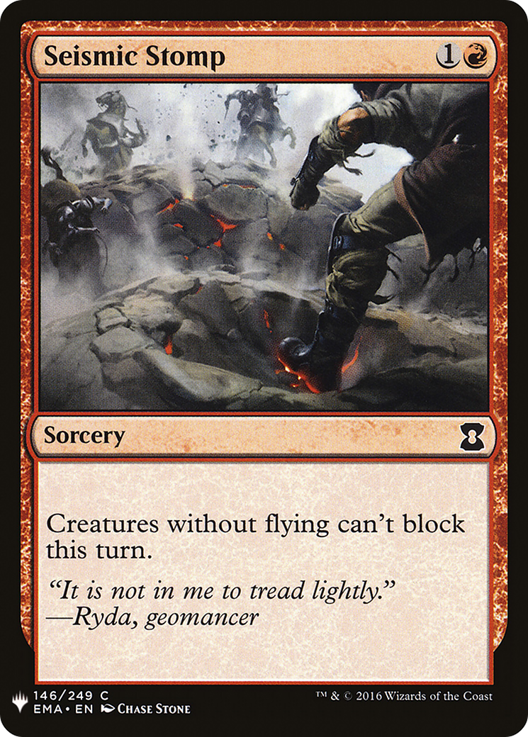 Seismic Stomp (LIST-EMA-146) - The List