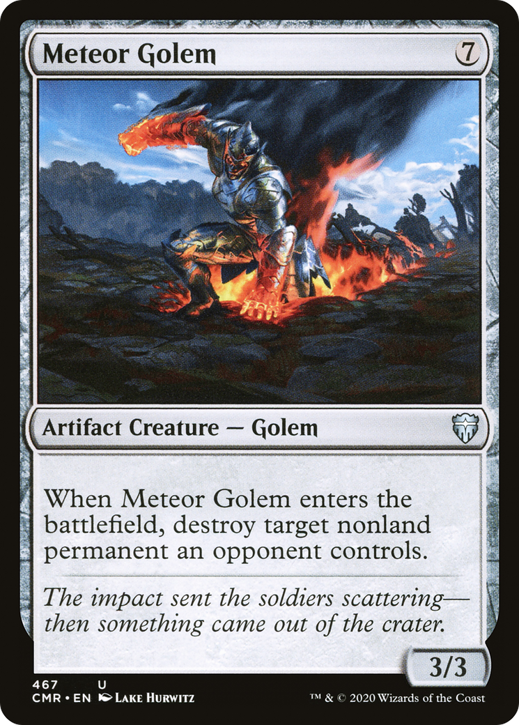 Meteor Golem (467) (CMR-467) - Commander Legends