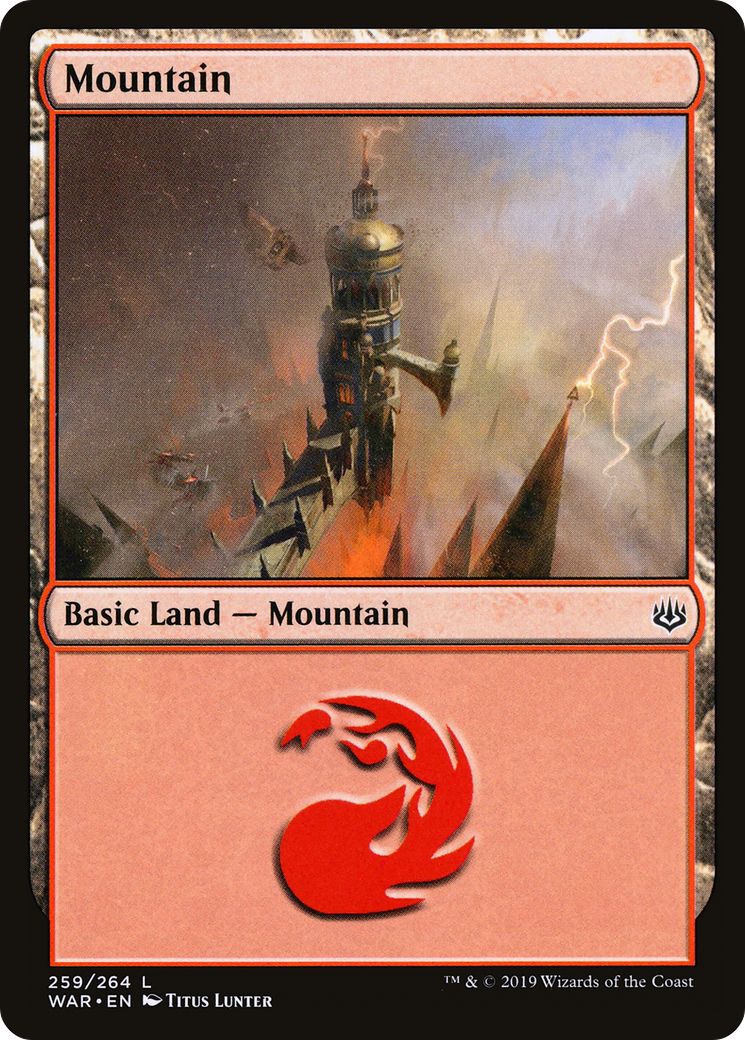 Mountain (259) (WAR-259) - War of the Spark Foil