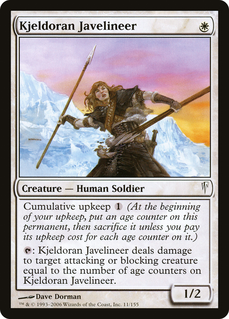 Kjeldoran Javelineer (CSP-011) - Coldsnap