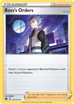 Boss's Orders (Cyrus) (Cyrus) - 132/172  132/172  - Holofoil Miscellaneous Cards & Products - Promo