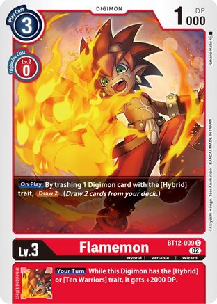Flamemon (BT12-009) - Across Time