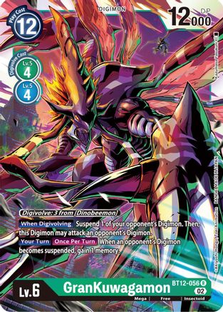 GranKuwagamon (BT12-056) - Across Time Foil