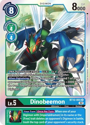 Dinobeemon (BT12-055) - Across Time Foil