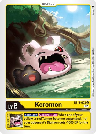 Koromon (BT12-003) - Across Time