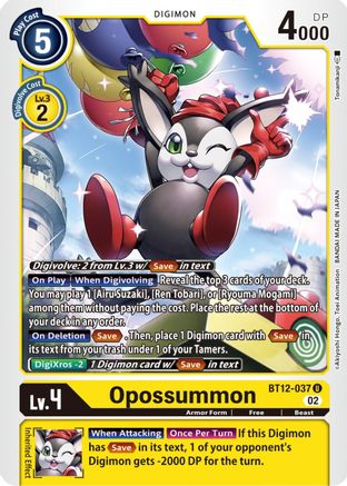 Opossummon (BT12-037) - Across Time