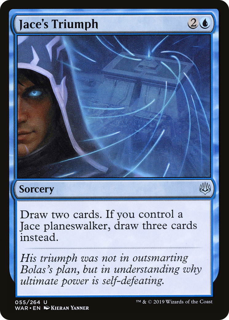 Jace's Triumph (WAR-055) - War of the Spark Foil