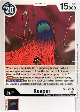 Reaper (EX2-055) - Revision Pack Cards