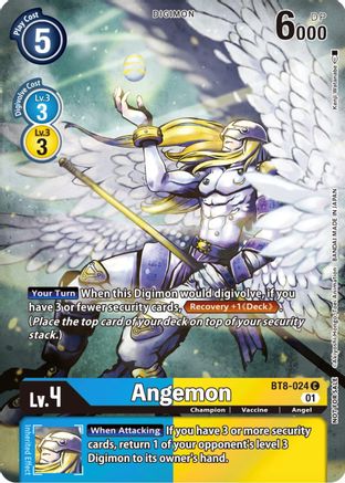 Angemon (Official Tournament Pack Vol.9) (BT8-024) - New Awakening Foil