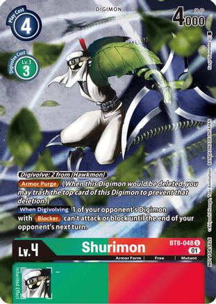 Shurimon (Official Tournament Pack Vol.9) (BT8-048) - New Awakening Foil