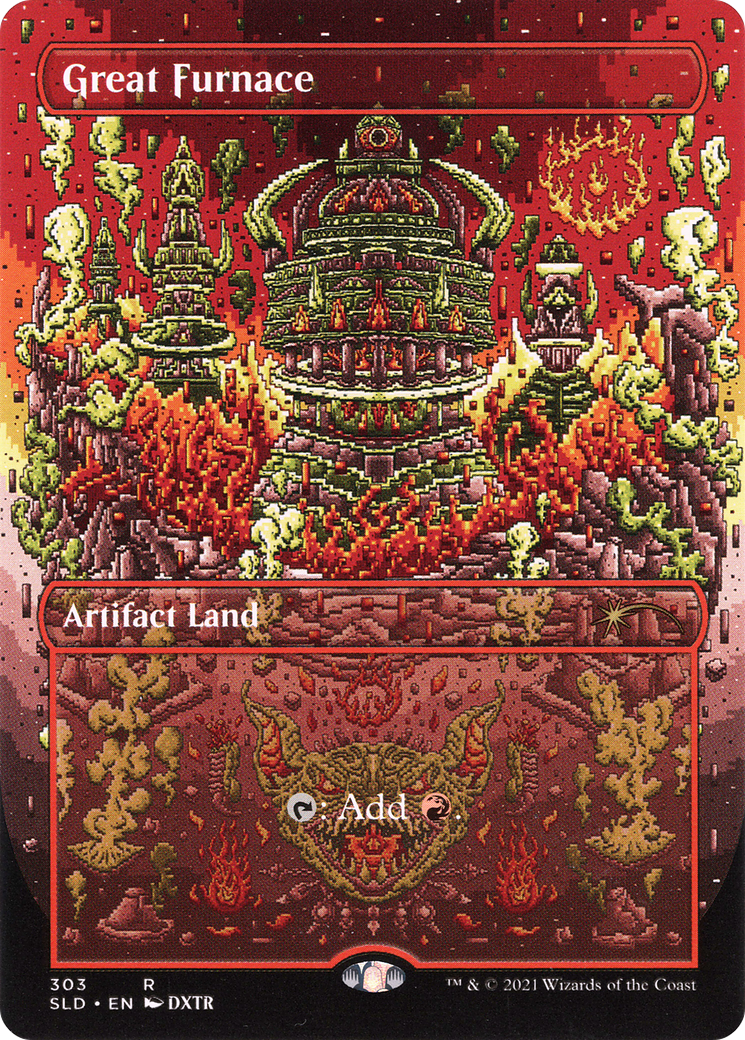 Great Furnace (SLD-303) - Secret Lair Drop (Borderless) Foil
