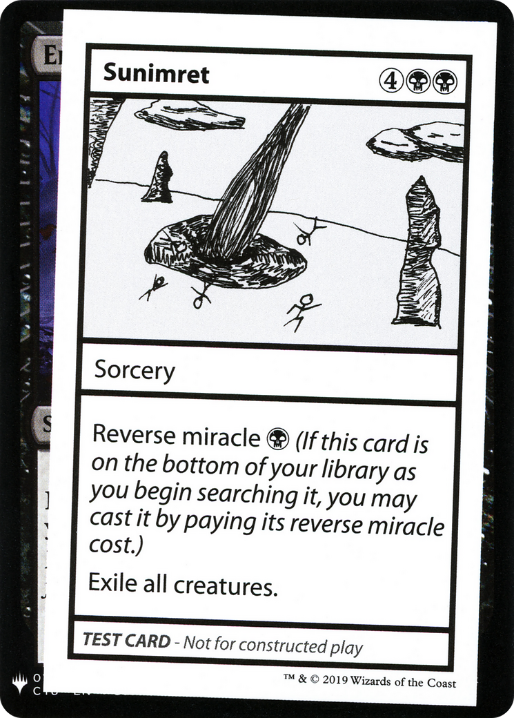 Sunimret (CMB1-) - Mystery Booster Playtest Cards 2019