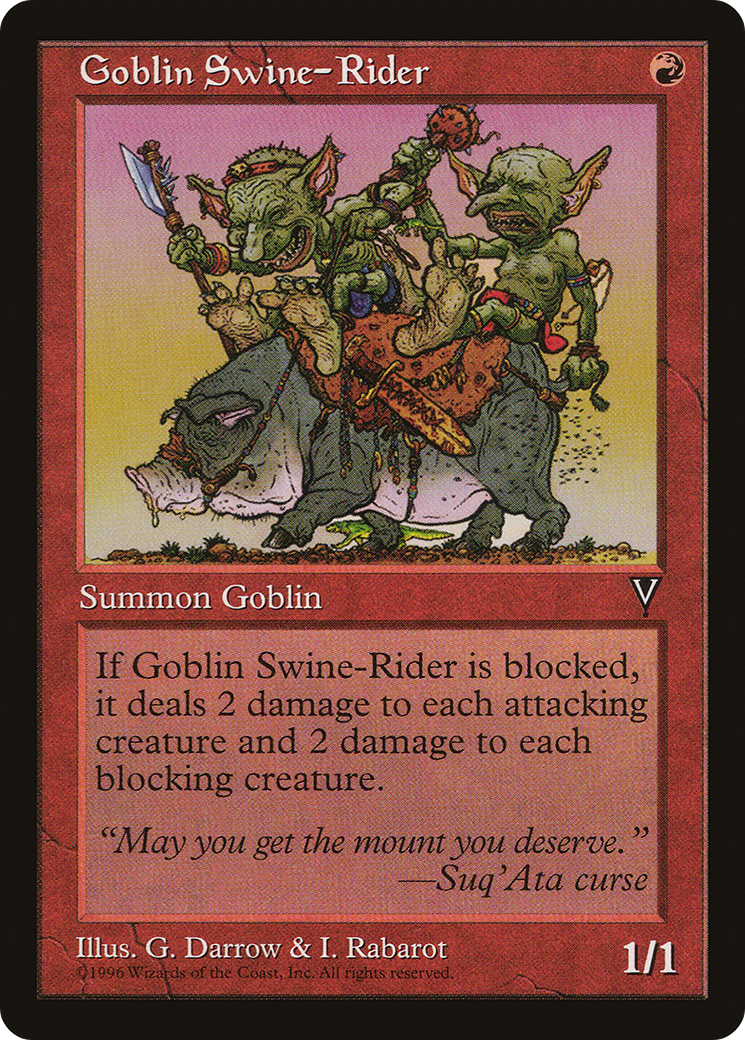 Goblin Swine-Rider (VIS-) - Visions