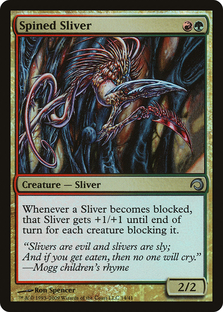 Spined Sliver (PDS-014) - Premium Deck Series: Slivers Foil