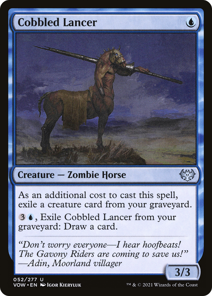 Cobbled Lancer (VOW-052) - Innistrad: Crimson Vow