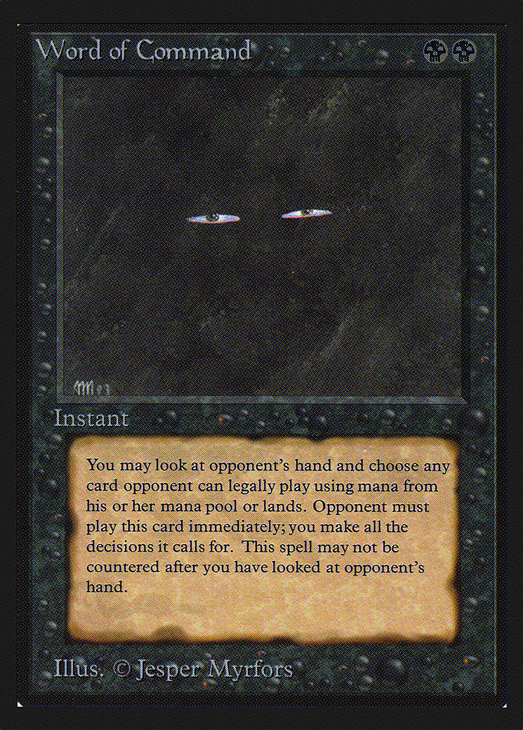 Word of Command (IE) (IED-) - Intl. Collectors' Edition