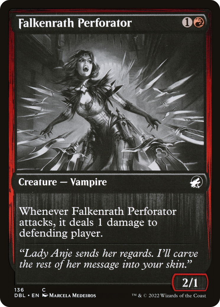 Falkenrath Perforator (DBL-136) - Innistrad: Double Feature Foil