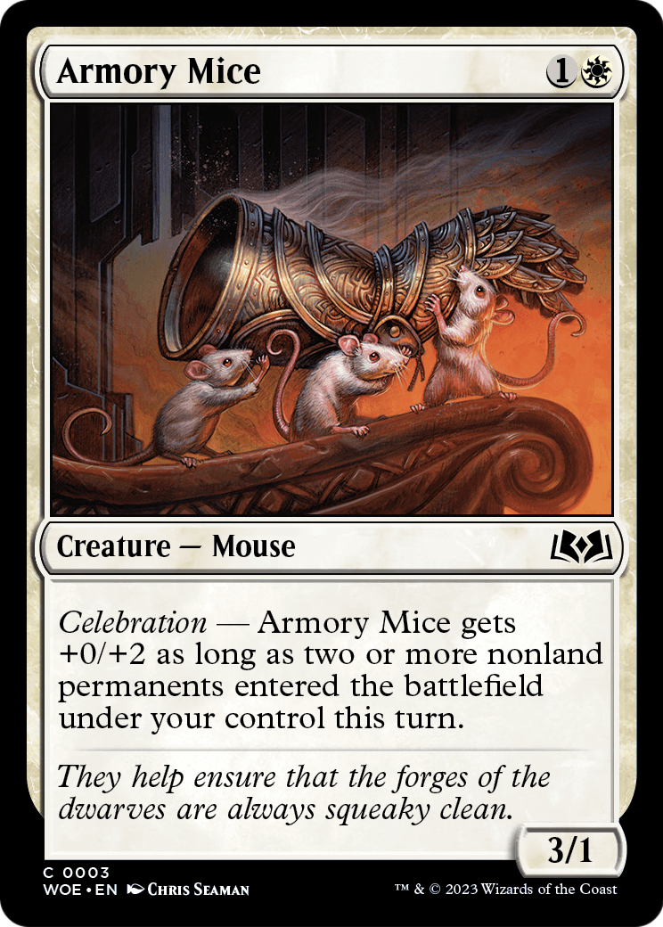 Armory Mice (WOE-003) - Wilds of Eldraine Foil