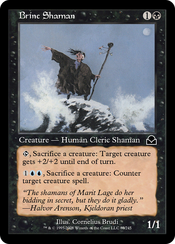 Brine Shaman (ME2-080) - Masters Edition II Foil