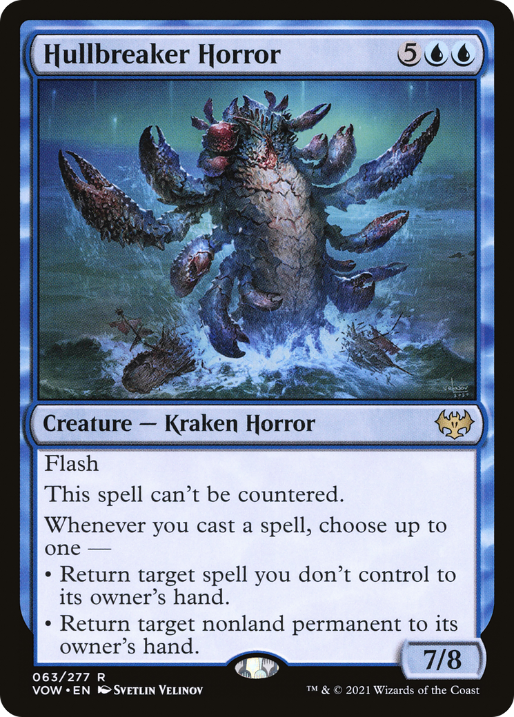 Hullbreaker Horror (VOW-063) - Innistrad: Crimson Vow Foil