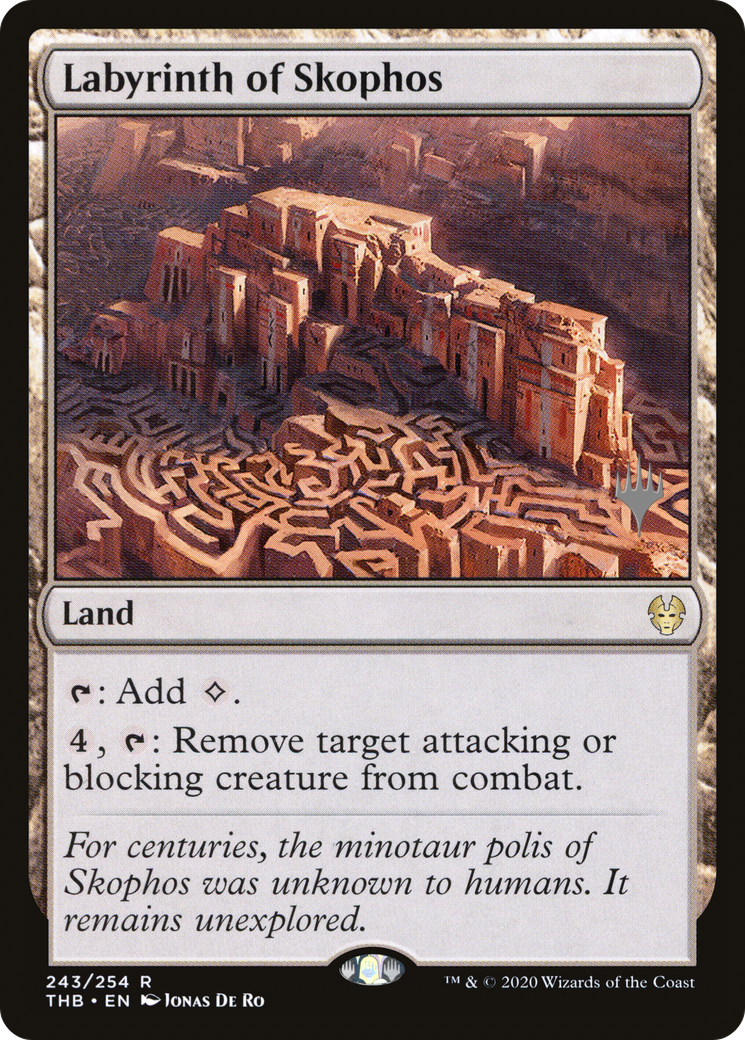 Labyrinth of Skophos (PPTHB-243) - Theros Beyond Death Promos Foil