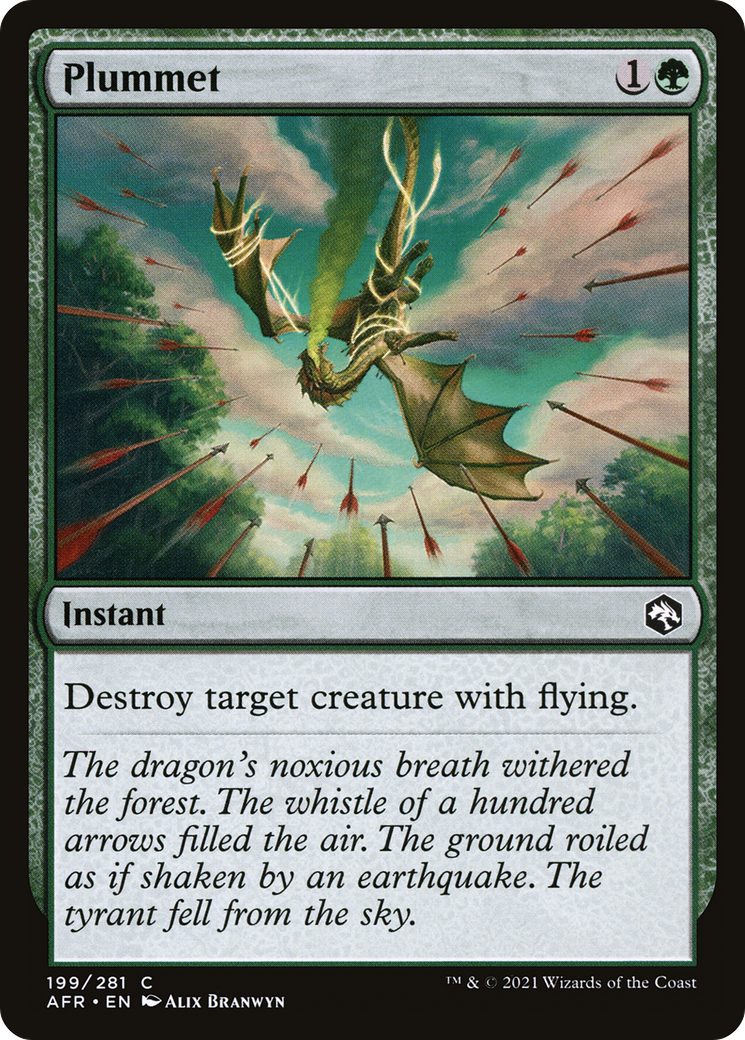 Plummet (AFR-199) - Adventures in the Forgotten Realms Foil