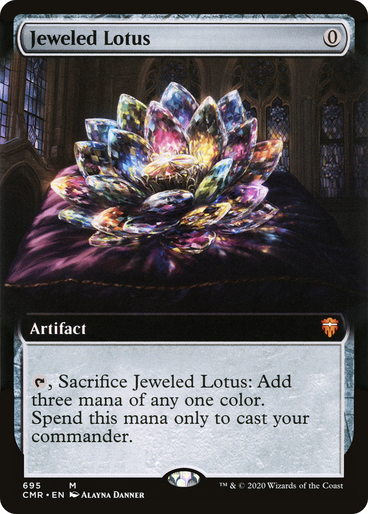 Jeweled Lotus (Extended Art) (CMR-695) - Commander Legends: (Extended Art) Foil