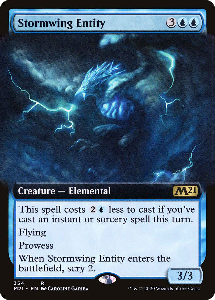 Stormwing Entity (Extended Art) (M21-354) - Core Set 2021: (Extended Art) Foil