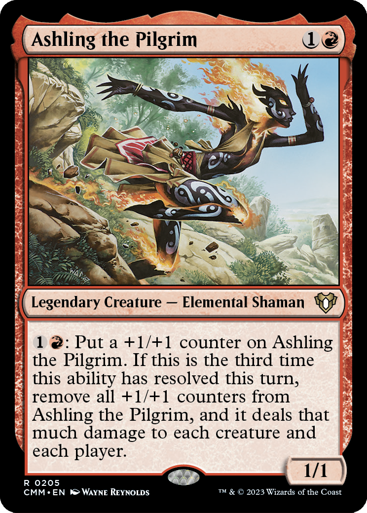 Ashling the Pilgrim (CMM-205) - Commander Masters Foil