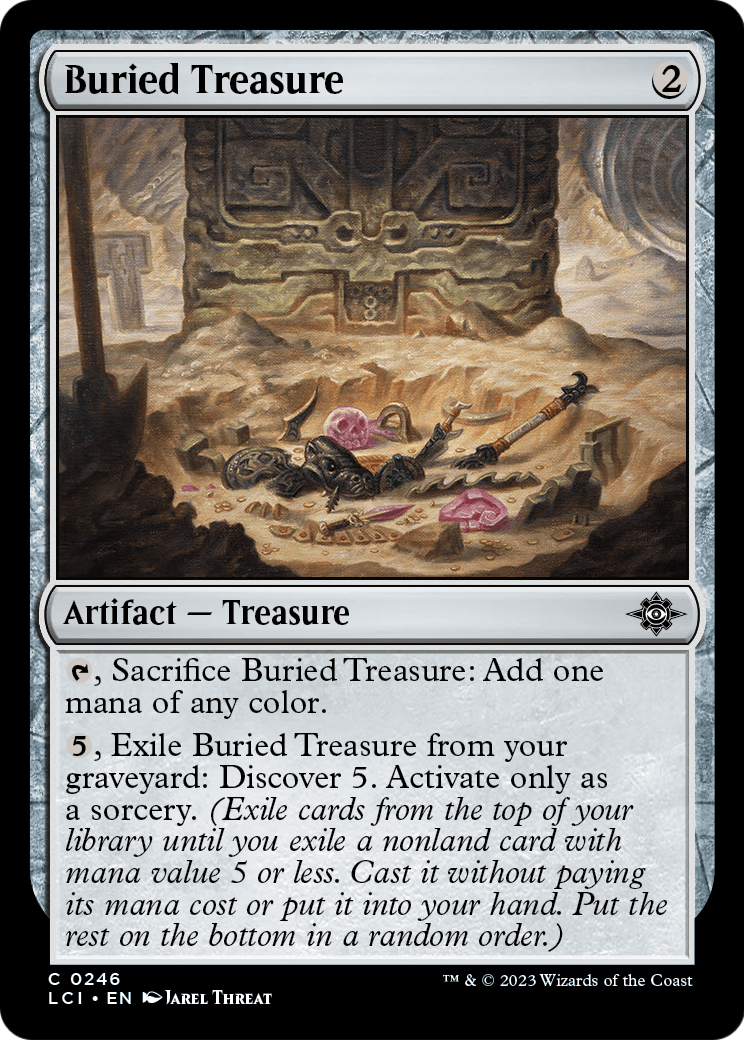 Buried Treasure (LCI-246) - The Lost Caverns of Ixalan Foil